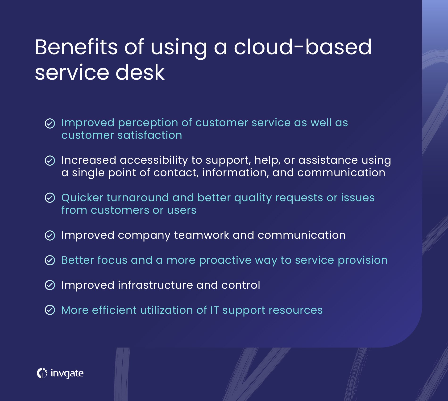 benefits of a cloud based service desk