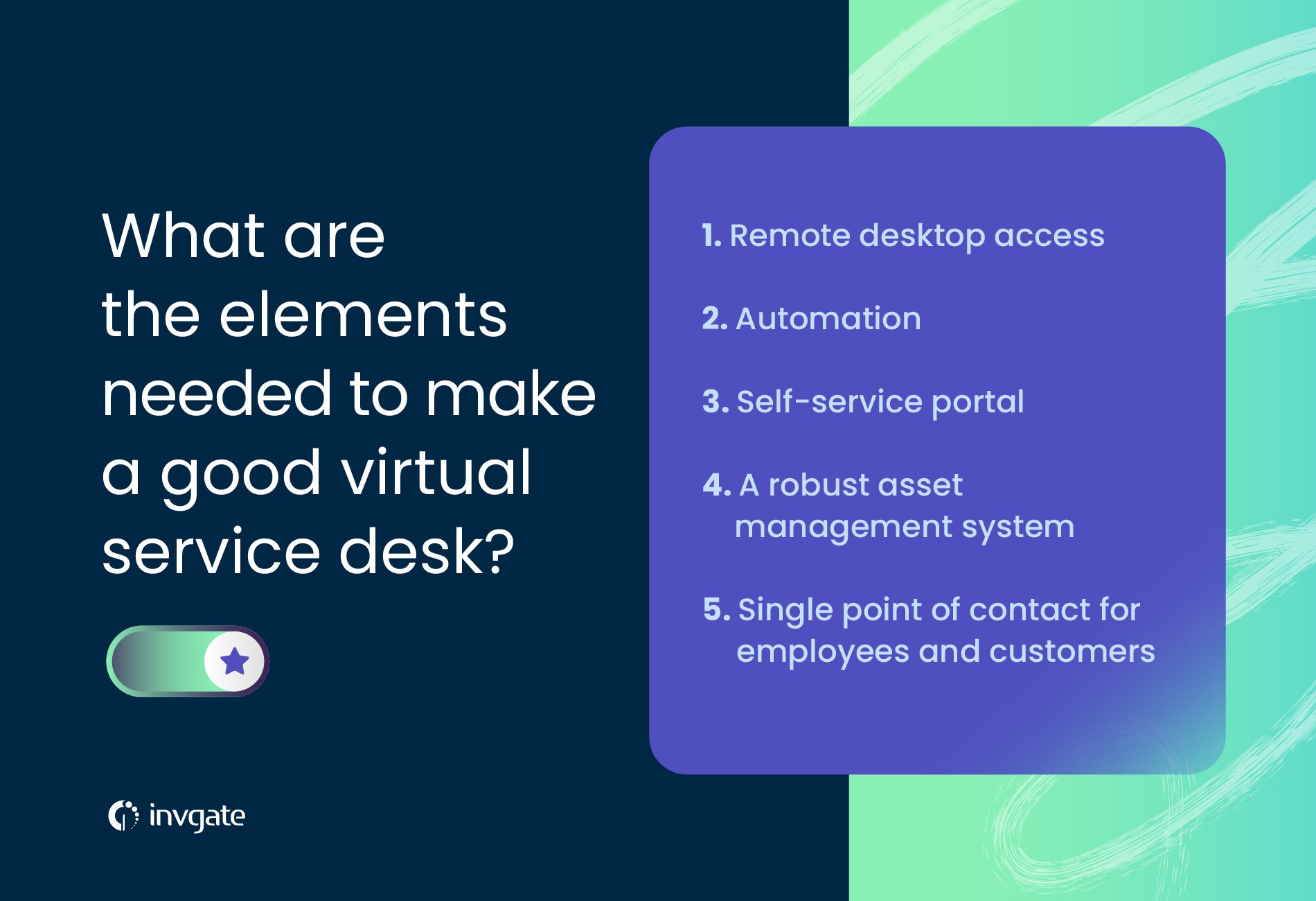 what makes a good virtual service desk
