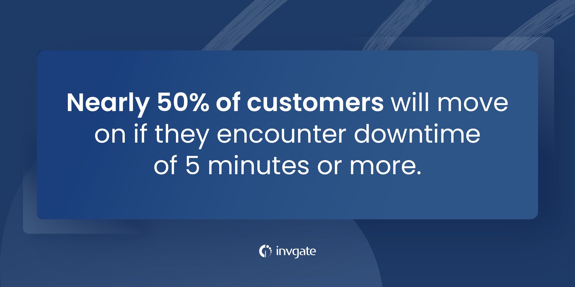 The true cost of downtime also involves frustrated customers