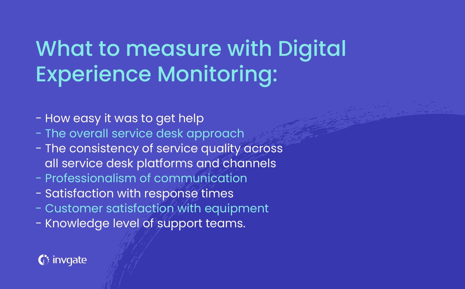 What to measure with digital experience monitoring