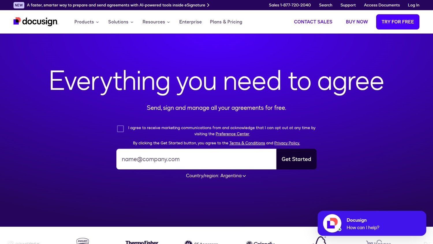 DocuSign-document-storage