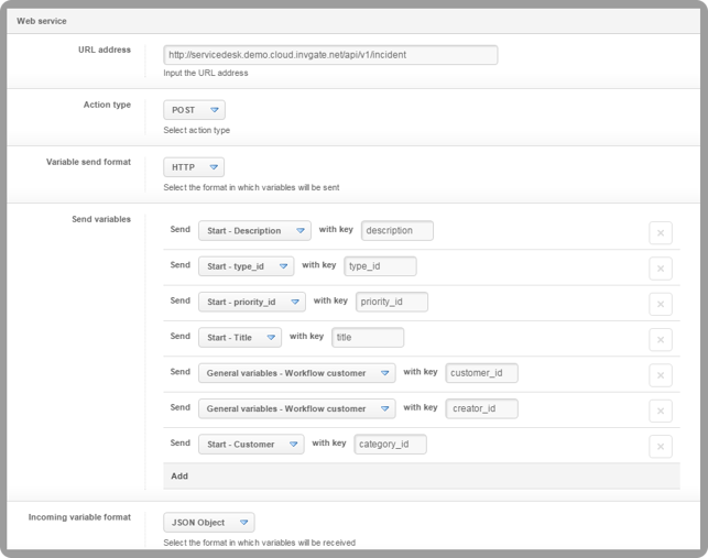 Service Desk Integrate API InvGate