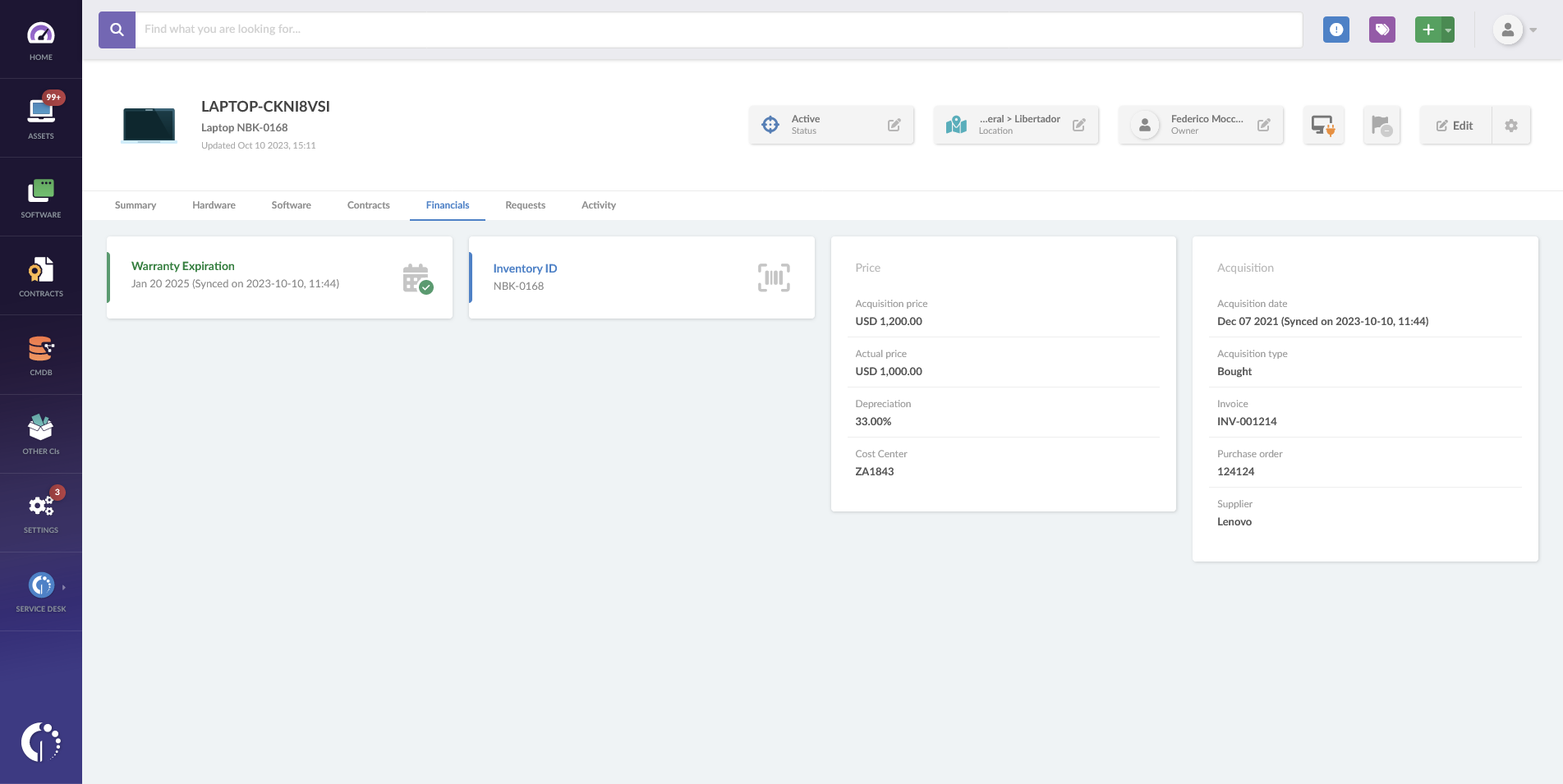 warranty-automation-on-invgate-insight