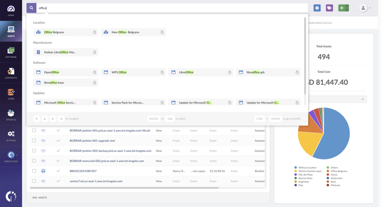 The first step to track asset relocation is mapping all the IT assets you have in your current place.