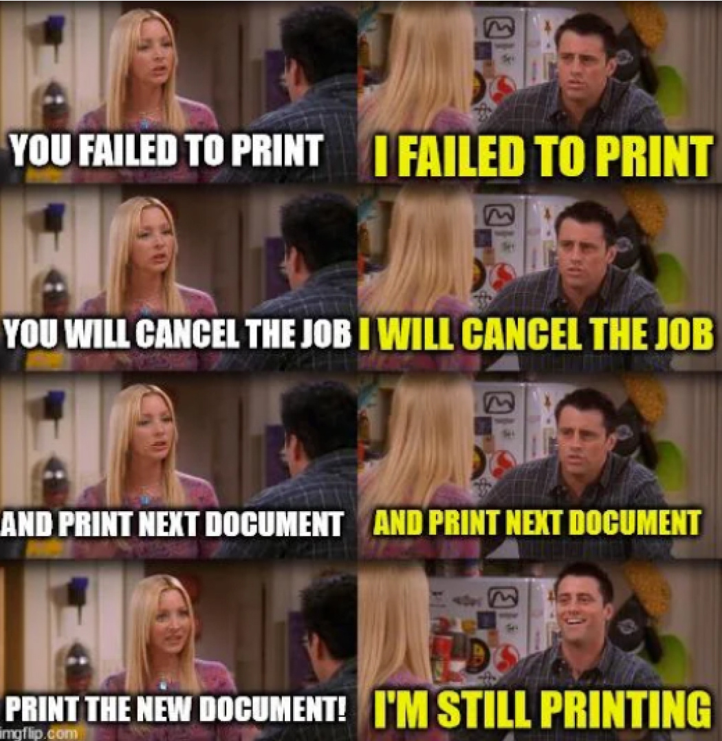 Printer No Worky