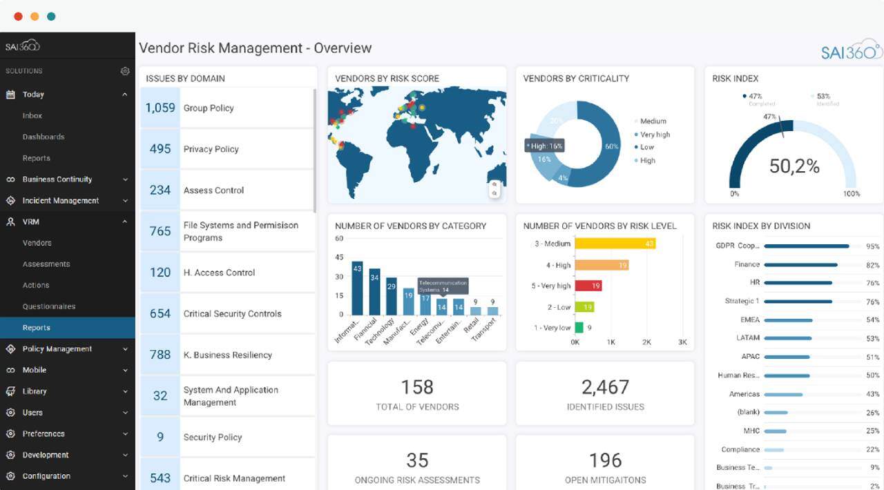 SAI360 - GRC software