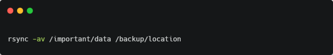 For physical systems: Use tools like rsync or tar to back up important files and configurations.