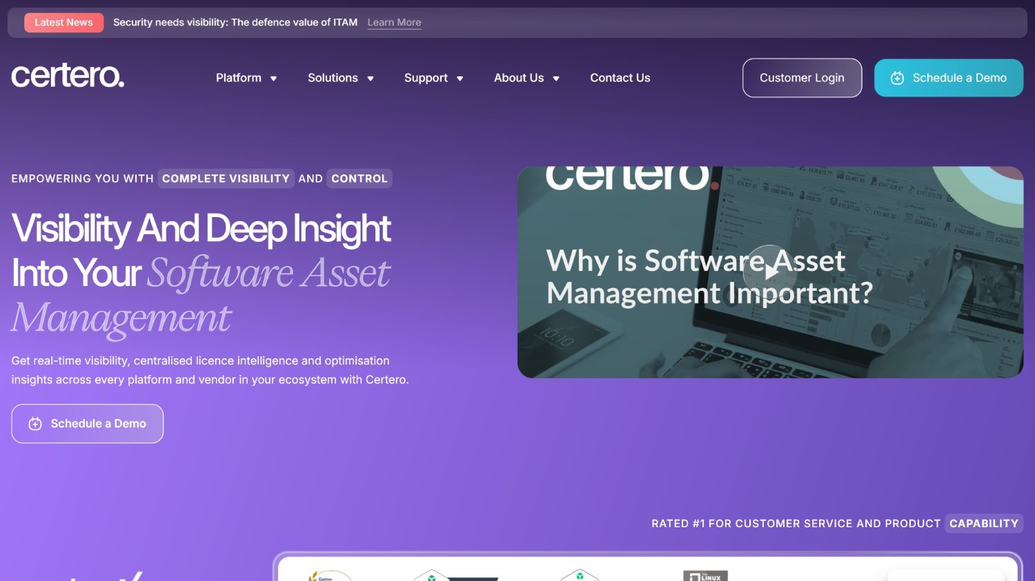 Certero's website.