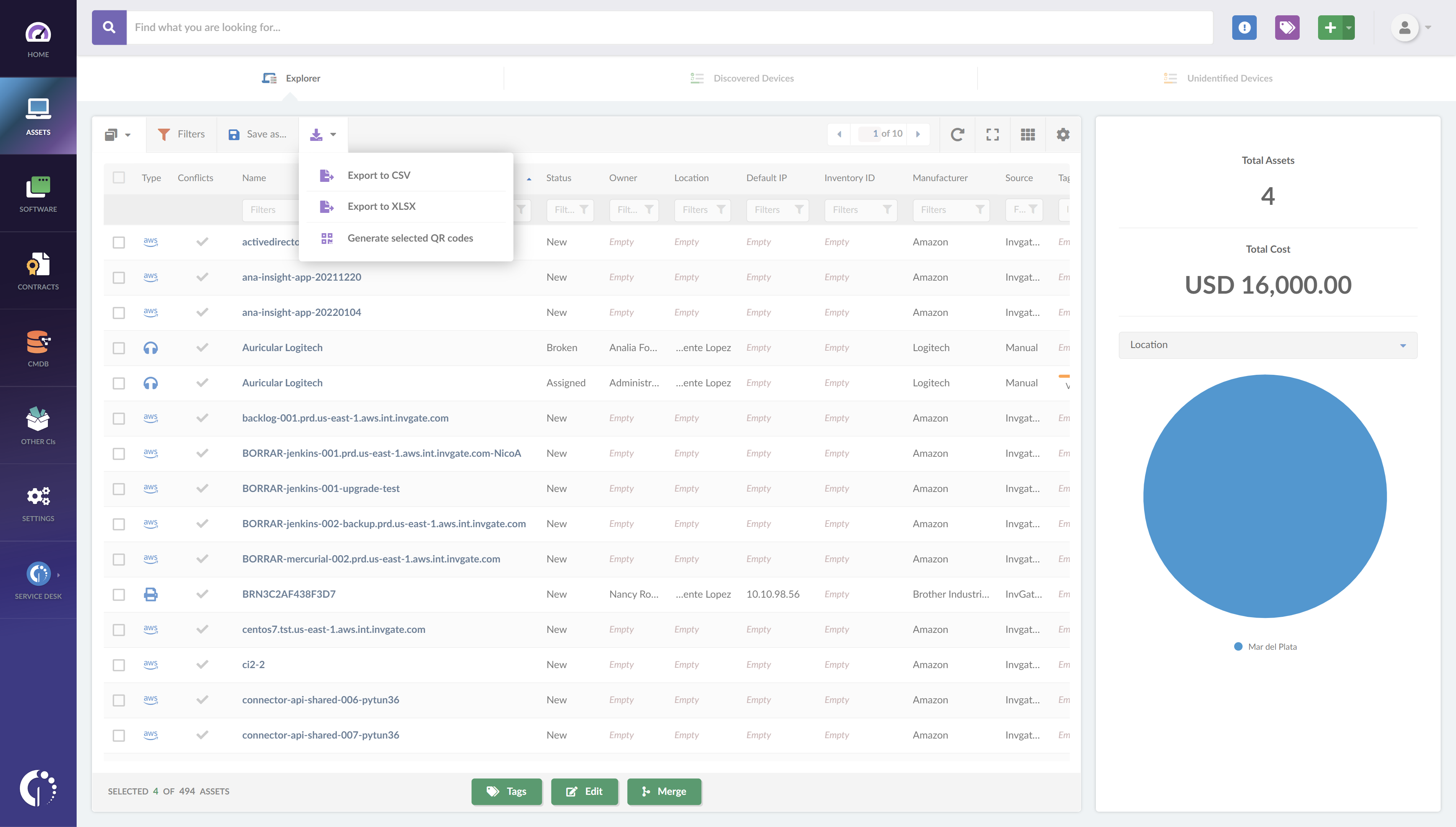 To generate and assign a QR code to your assets in InvGate Insight, you just need to do a couple of steps – regardless of the number of items you need to track.