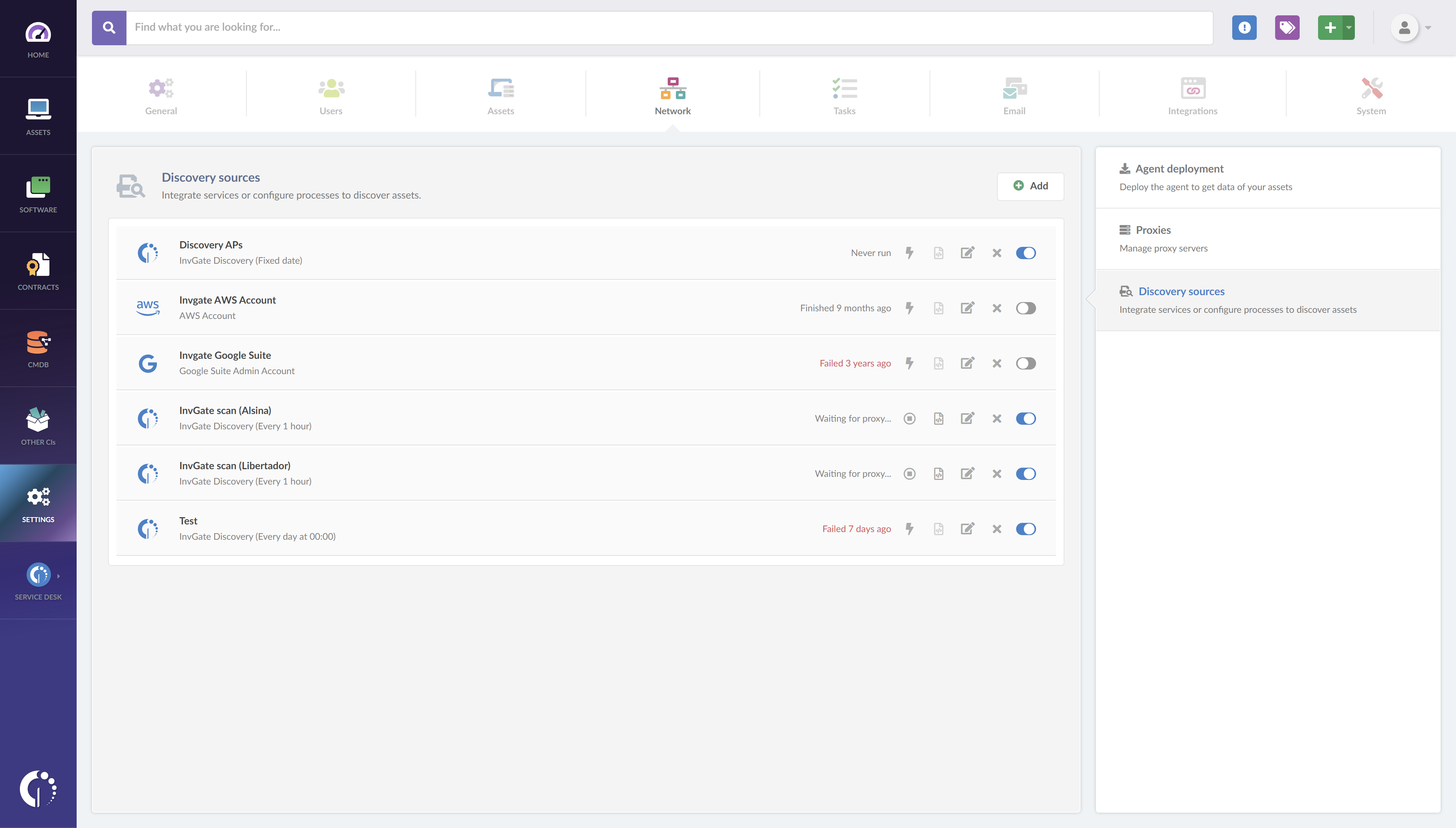 How to get a unified IT asset inventory with InvGate Insight: find the devices on your network using the Discovery feature.