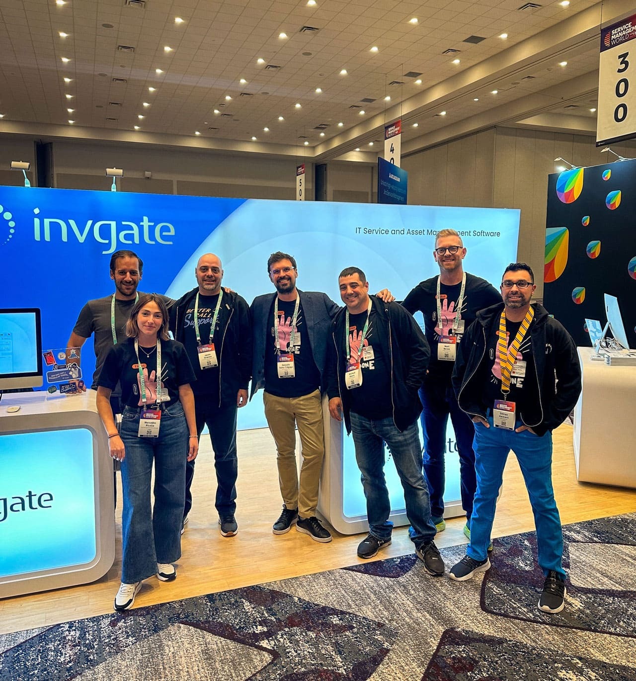 InvGate's team at Service Management World 2023.