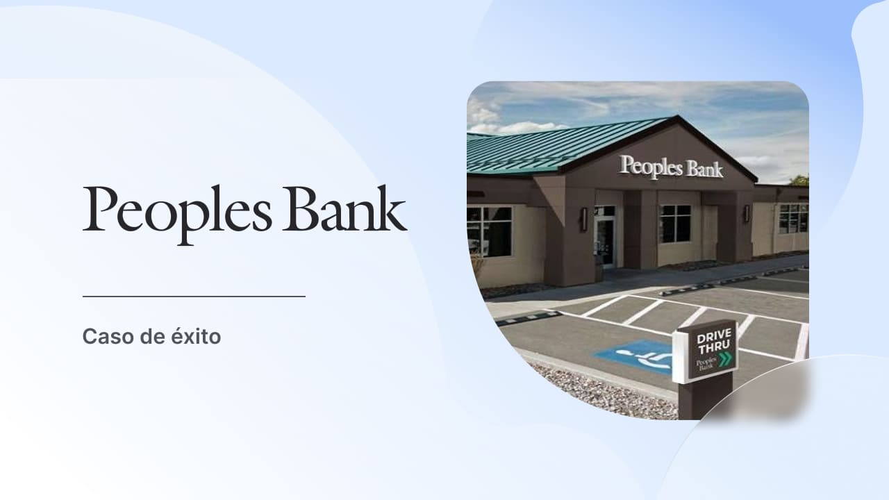 Cómo Peoples Bank alineó 24 departamentos diferentes utilizando InvGate Service Management.