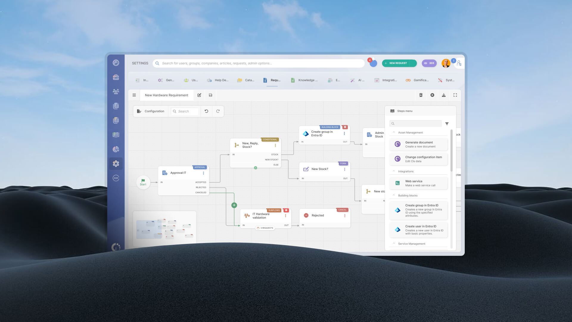 Exploring InvGate Service Management's No-Code Workflow Builder