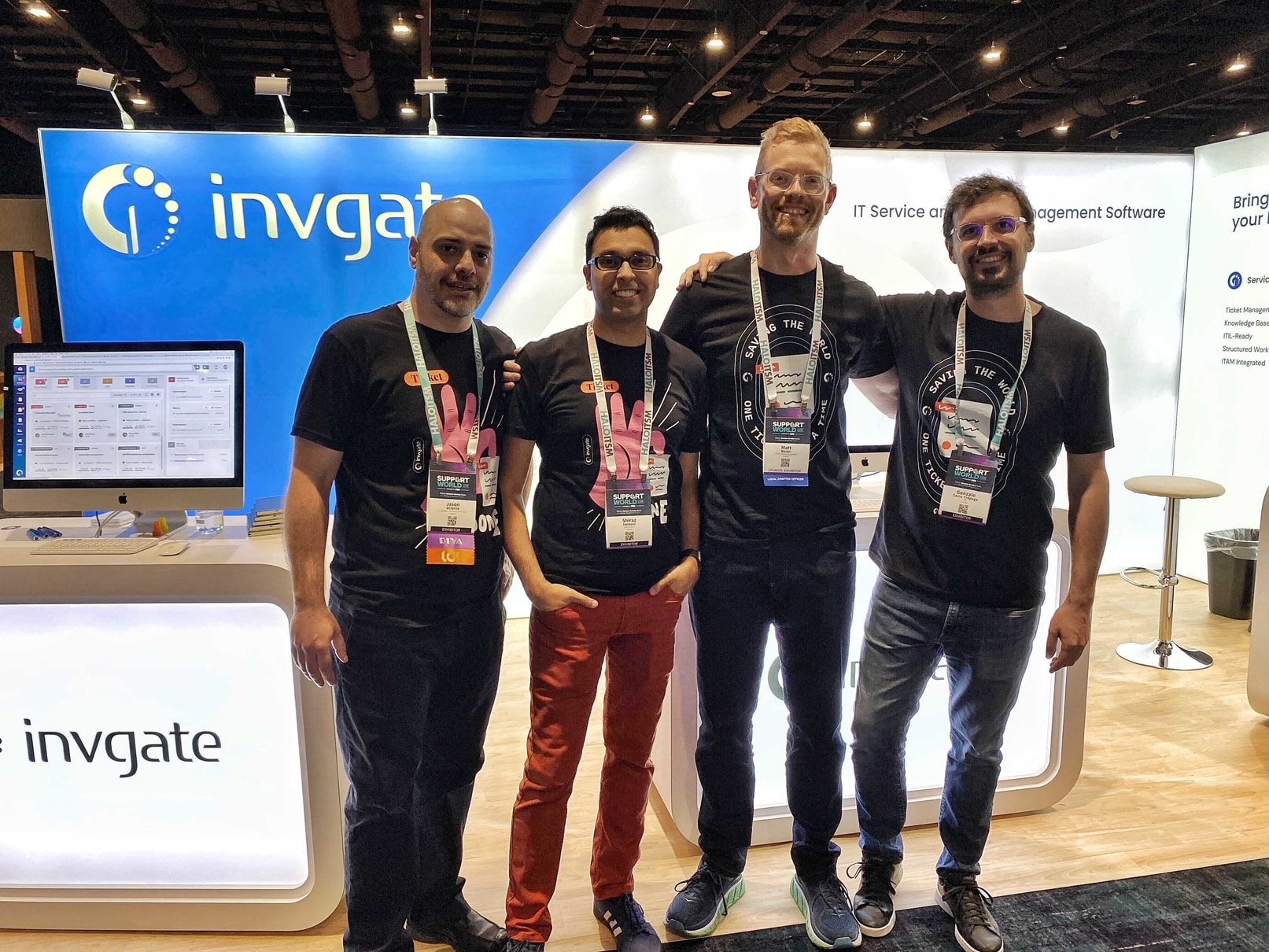InvGate Team during Support World Live 2022