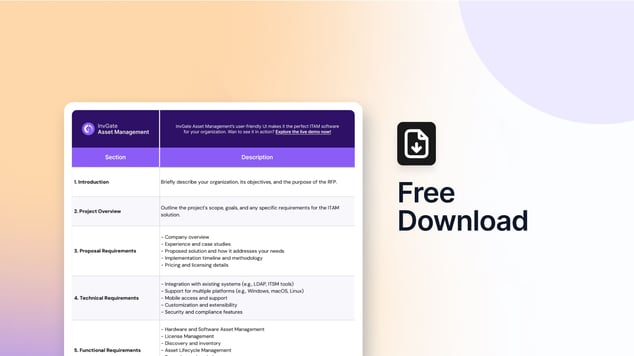 Free ITSM RFP template [Guide and Download]