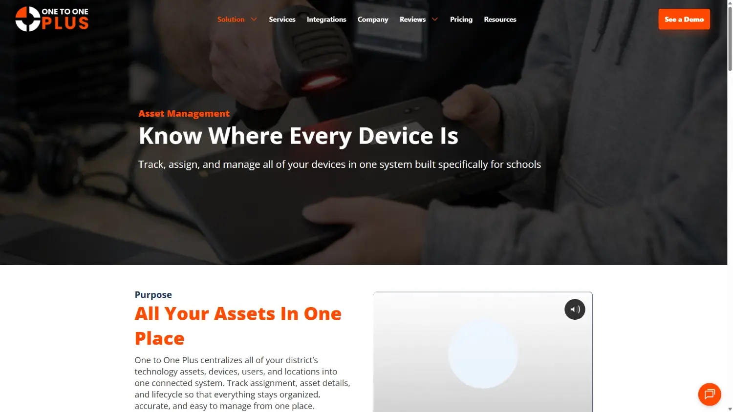 One to One Plus website.