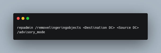 repadmin-removelingeringobjects