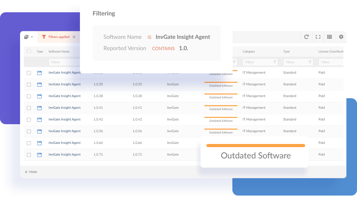 InvGate Insight analytics.