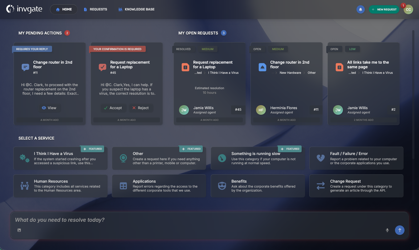 self-service-portal-view-pending-actions-open-requests