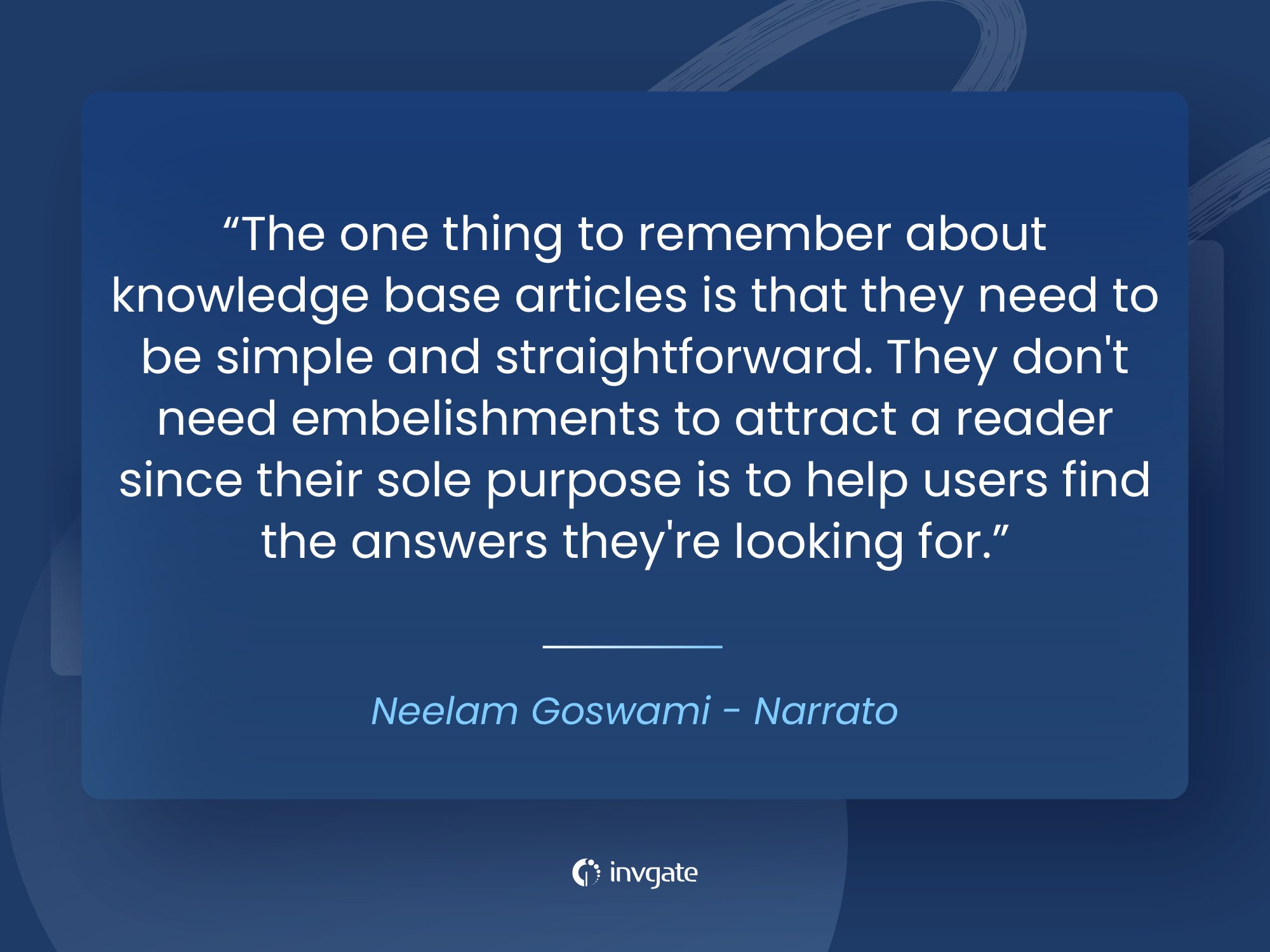 Another knowledge best articles best practice is to use simple and straightforward  language - avoid technicalities at all cost!