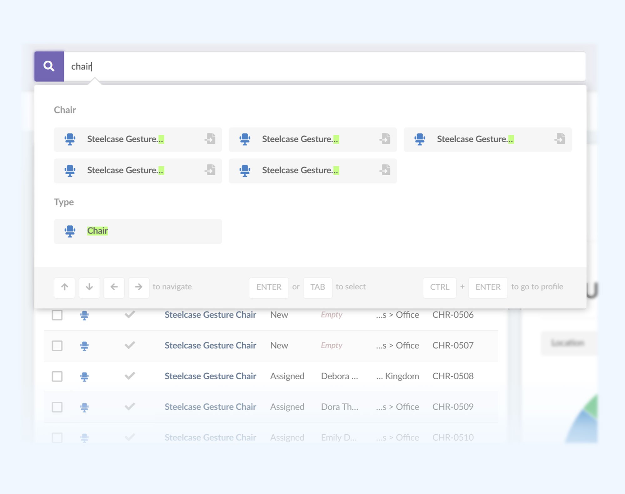 Use InvGate Insight to track non-IT assets.