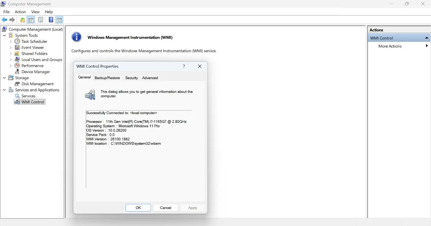 WMI for Windows devices - InvGate Asset Management.