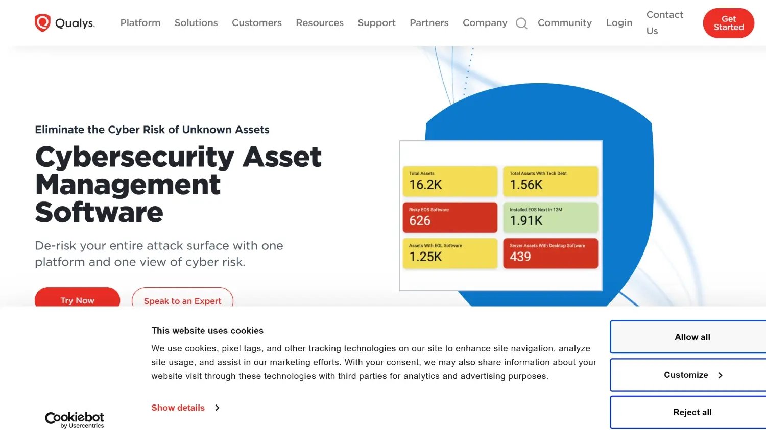 Qualys's website.
