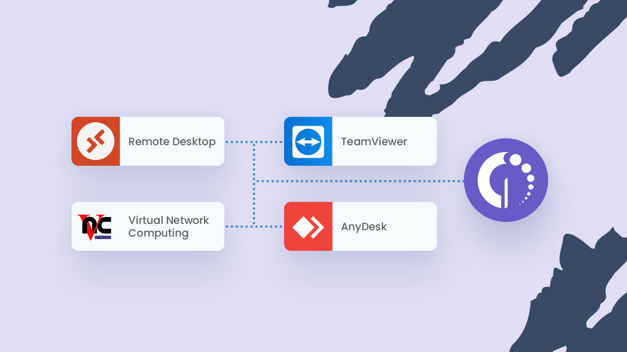  InvGate Insight's available remote desktop integrations include TeamViewer, Windows Remote Desktop, AnyDesk, and VNC.